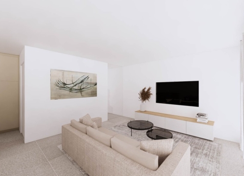 Gelijkvloers appartement met 2 slaapkamers en groot terras te centrum Oostrozebeke!