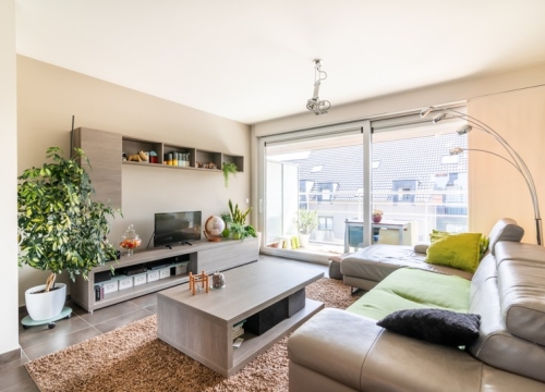 Recent appartement met twee slaapkamers en zonneterras op wandelafstand van centrum Tielt!